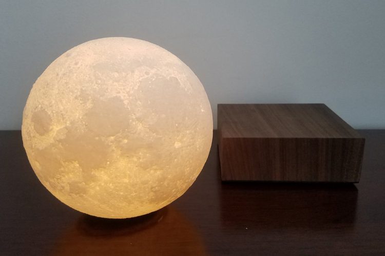 Wireless Charging Levitating Moon Light